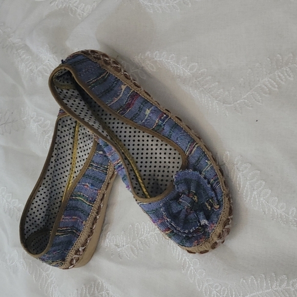 The Paragon Espadrilles Boho Blue Cloth Size 7 - Picture 2 of 7